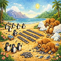 The Great Penguin and Equator Bear War