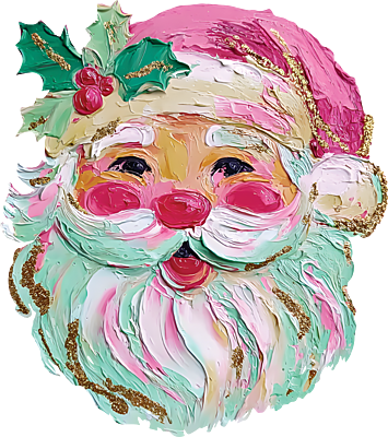 Painted Santa Painted Santa