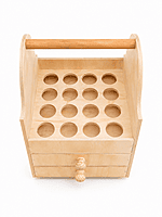 Wooden Artist Supply Organizer with Drawers & Brush Holder space Wooden Artist Supply Organizer with Drawers & Brush Holder space
