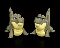 Pair of Crocodiles -3D Printed Toy