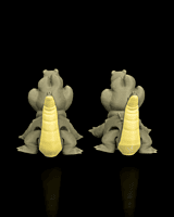 Pair of Crocodiles -3D Printed Toy