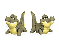 Pair of Crocodiles -3D Printed Toy