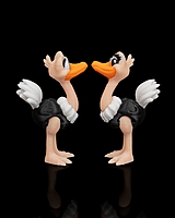 Pair of Ostriches -3D Printed Toy