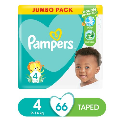 Pampers Jumbo Pack Maxi 4 (9-14kg) 66's