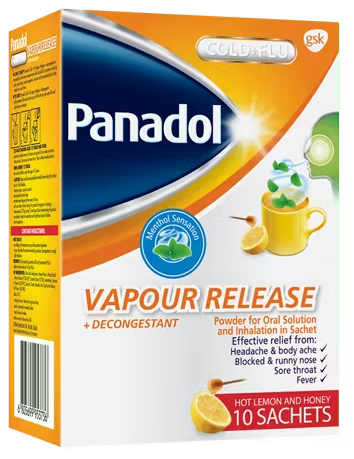 Panadol Cold and Flu Vapour Releas+Decongestant