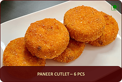 SM - Paneer Cutlet - 6 Pcs