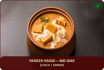 Paneer Handi - 400 Gms