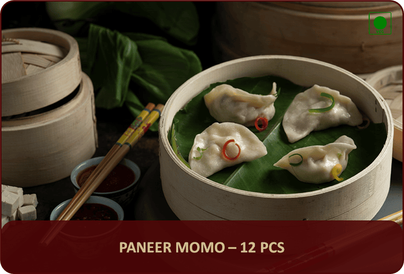 SM - Paneer Momos - 12 Pcs