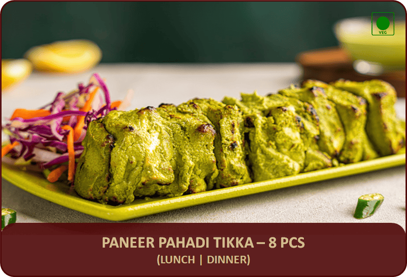 TND - Paneer Pahadi Tikka - 8 Pcs