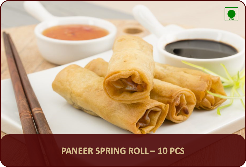 SM - Paneer Spring Roll - 10 Pcs