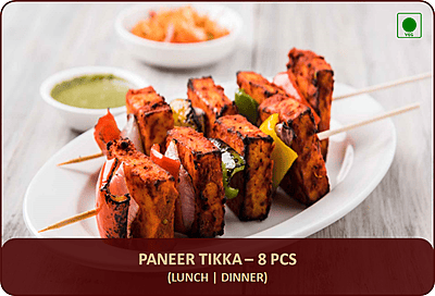 TND - Paneer Tikka - 8 Pcs