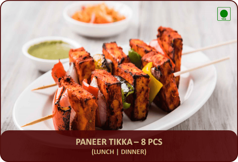 TND - Paneer Tikka - 8 Pcs TND - Paneer Tikka - 8 Pcs