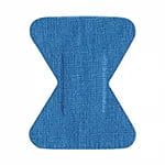 Pansements / Bandages adhésifs, stériles, en tissu, bout de doigt (Bleu détectable)
