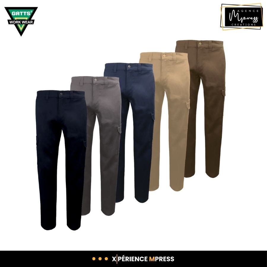 Pantalon de travail cargo extensible