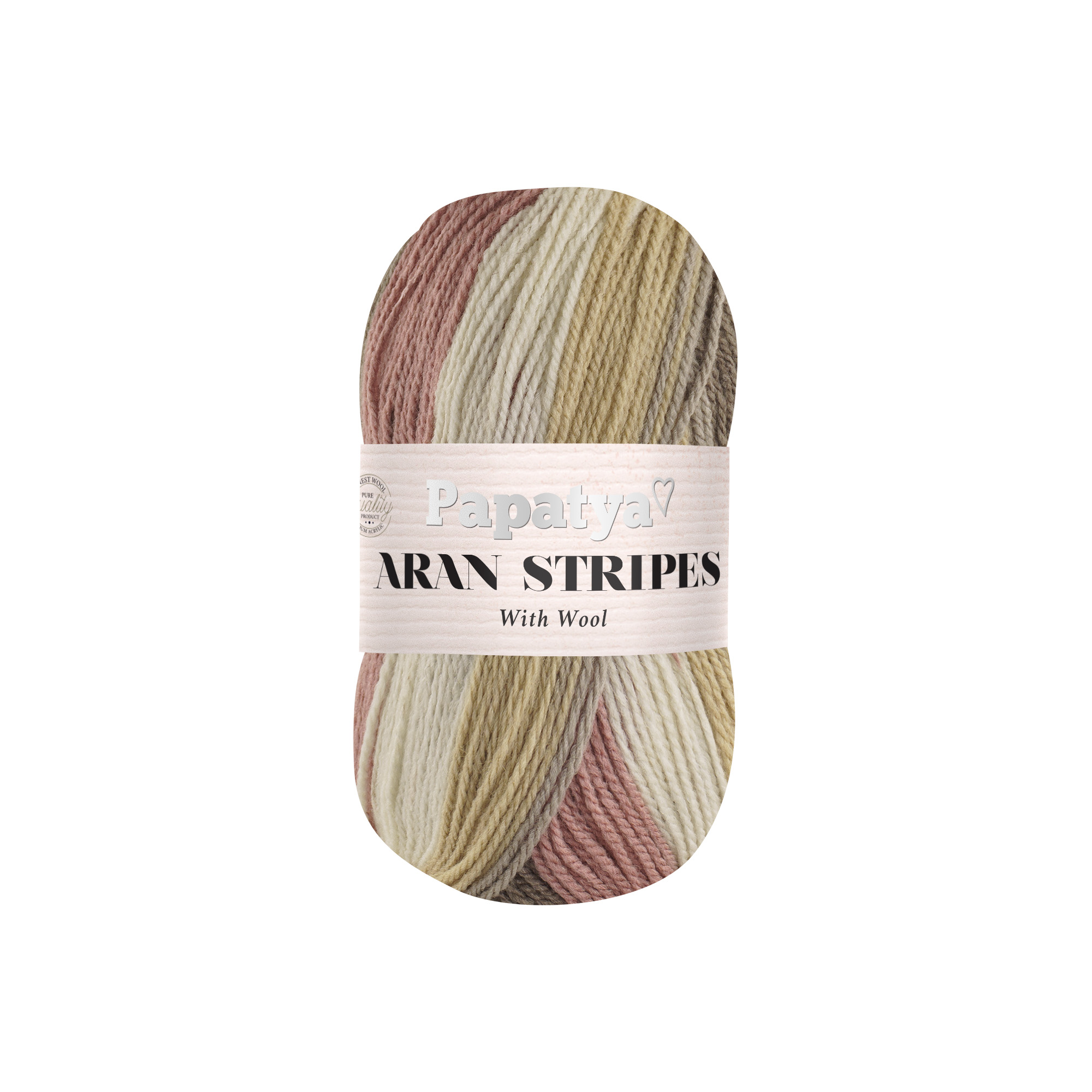 Lana Aran Stripes 100 gr Paquete x 5 Col 3