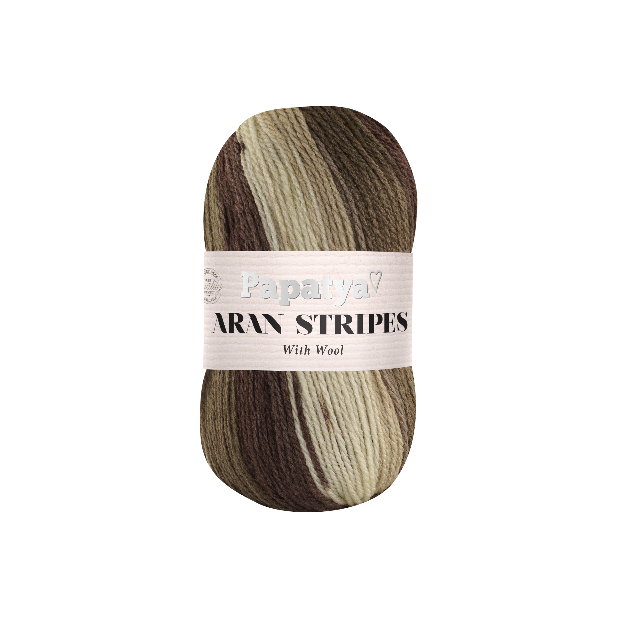 Lana Aran Stripes 100 gr Paquete x 5 Col 6