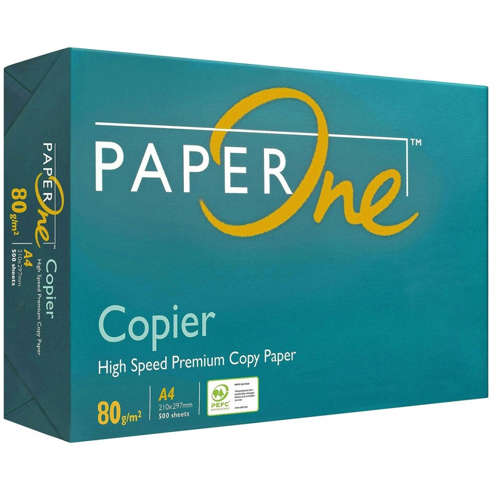 Paper One Copy Paper A4 80gsm White Ream of 500
