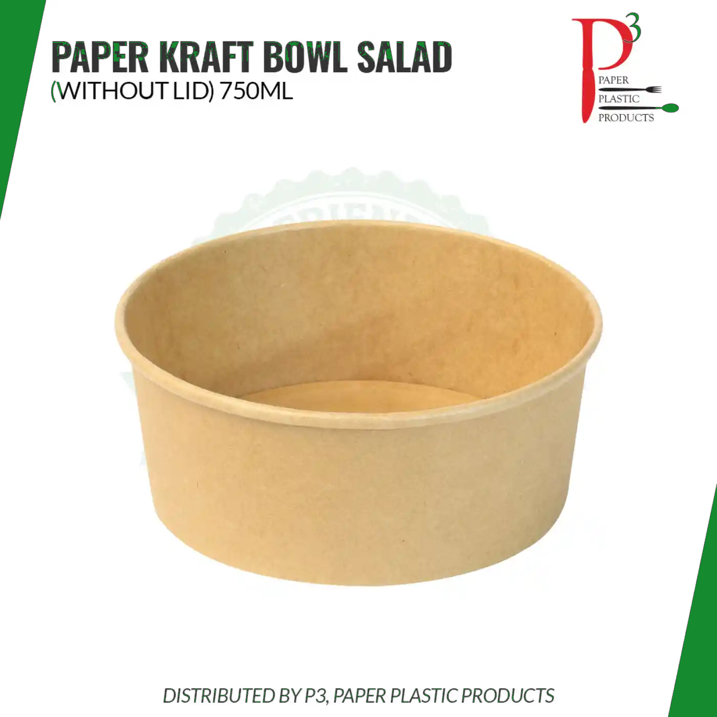 Soup Bowl 25oz (750ml) Kraft Paper Eco-Island 6/50