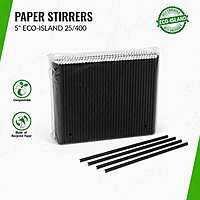Paper Stirrers Eco-Island 5" 25/400
