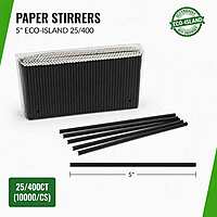 Paper Stirrers Eco-Island 5" 25/400
