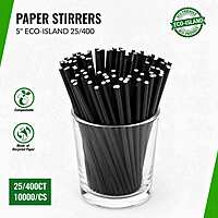 Paper Stirrers Eco-Island 5" 25/400