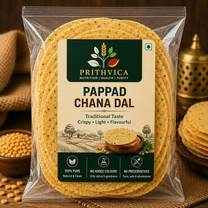 Pappad Chana Dal