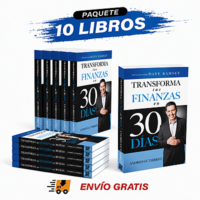 Paquete de 10 libros Transforma tus finanzas en 30 dias