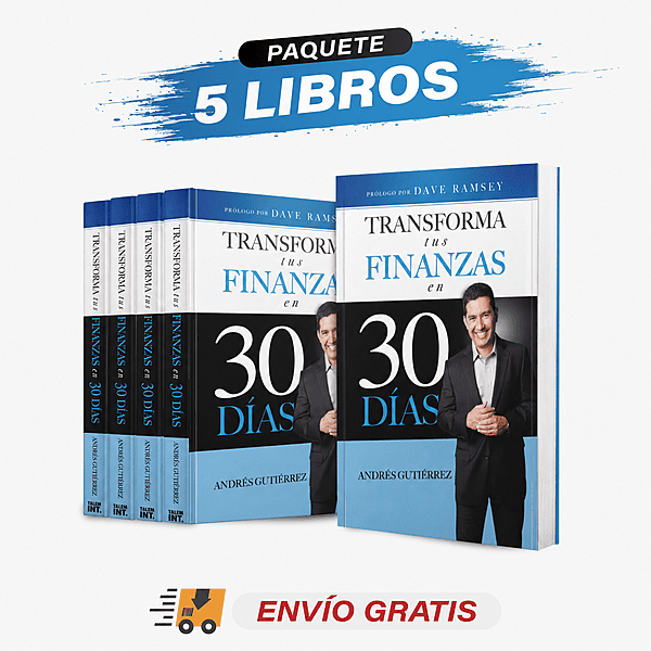 Paquete 5 libros Transforma tus finanzas en 30 días Paquete 5 libros Transforma tus finanzas en 30 días