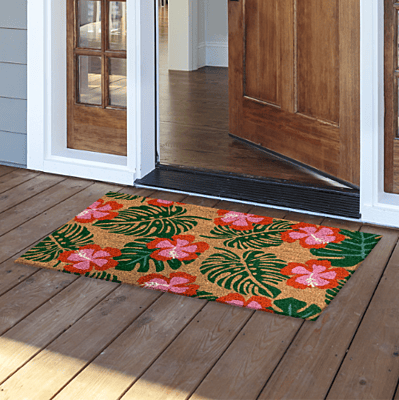 Paradise Blooms Coir Doormats