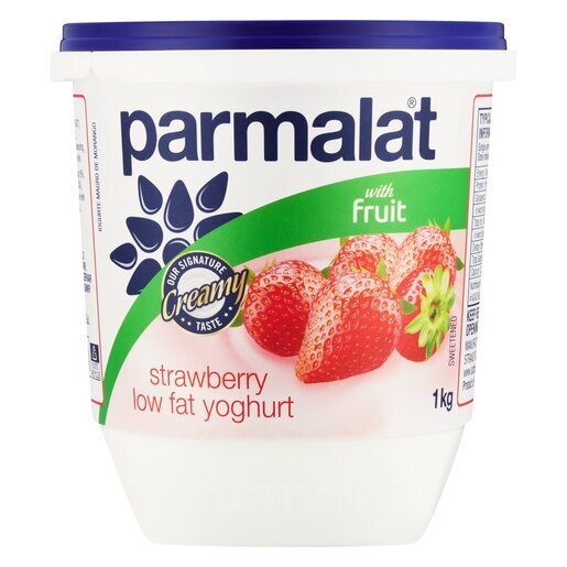 Parmalat Medium Fat Strawberry Yoghurt 1kg