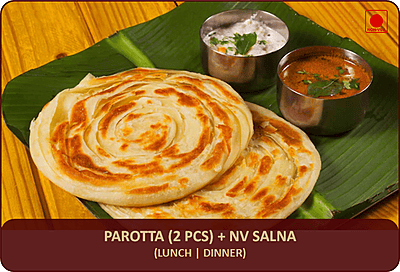 Parotta (2 Pcs)  + NV Salna