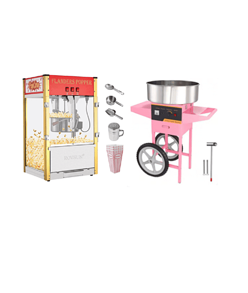 Machine Special Popcorn, cotton candy rental  / Máquina Especial Alquiler de palomitas de maíz y algodón de azúcar