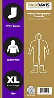Paul Davis White Microporous Coveralls