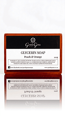 Peach & Orange Scented Glycerine Soap (100g)
