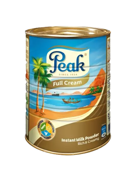 Peak Milk Powder Tin 400g, 900g & 2500g