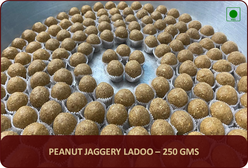 DES - Peanut Jaggery Ladoo - 250 Gms