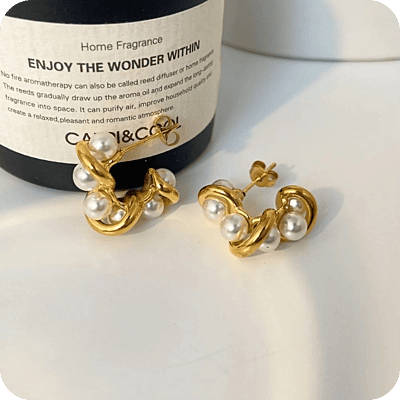 Pearl Irregular Earrings