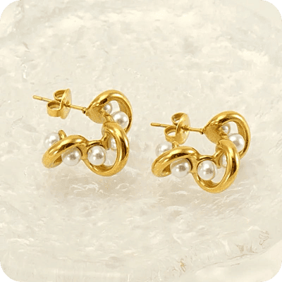 Pearl Irregular Earrings