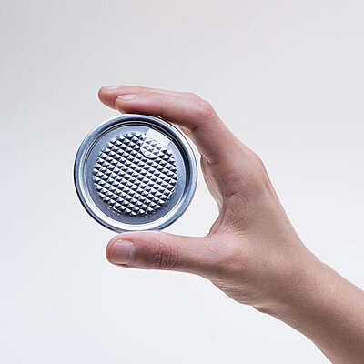 Aluminum POE (Full-Open) Lids - Peel Off Lids