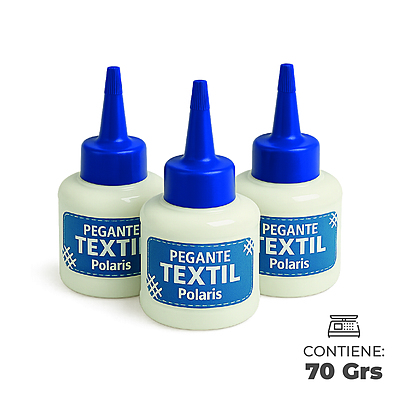Pegante Textil Polaris 70gr x 3 Unidades Pegante Textil Polaris 70gr x 3 Unidades