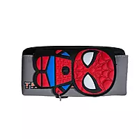 Spider-Man 3D Double Zipper Fabric Pencil Pouch for Kids | Superhero Stationery Case