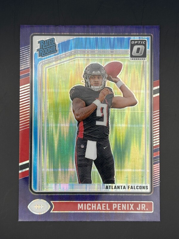 Michael Penix 2024 Optic Purple Shock RC