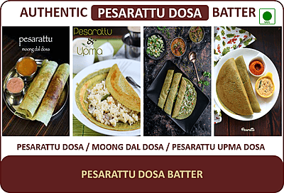 Pesarattu Dosa Batter