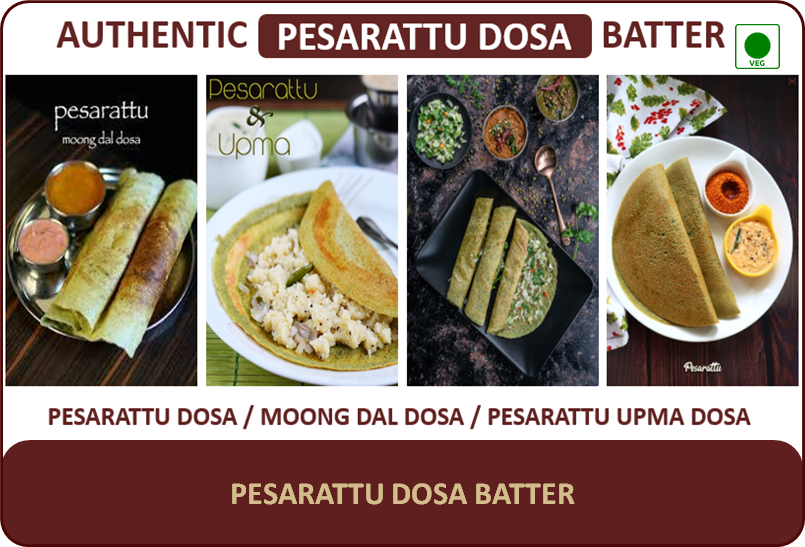 Pesarattu Dosa Batter