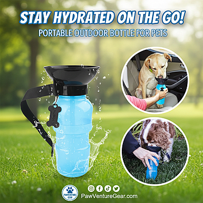 Portable Outdoor Bottle for Pets 550ml