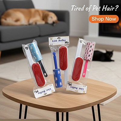 Pet Hair Remover with Spare