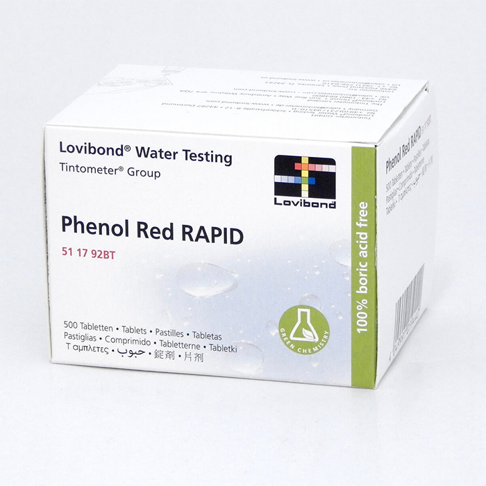 Reagent Phenol Red Rapid Manual pH Testing Tablets - 511792BT | HS Code-38220000