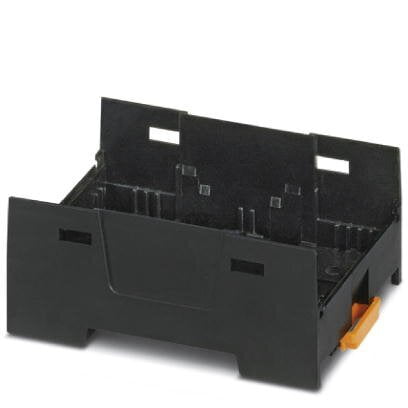 Phoenix Contact Component housing PCB Enclosure base with flat design - EH 52,5 F-B/ABS BK9005 Phoenix Contact Component housing PCB Enclosure base with flat design - EH 52,5 F-B/ABS BK9005