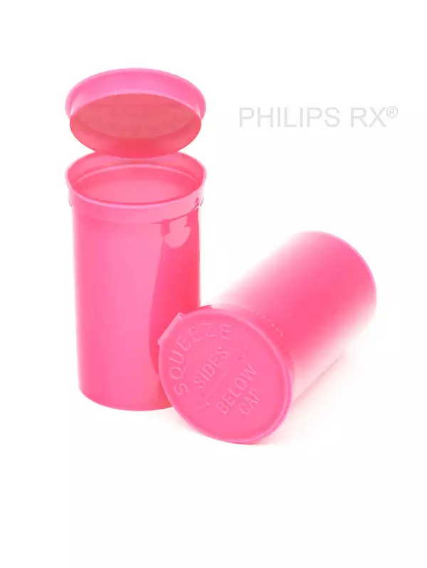 Philips Rx Pop Top Bottle - Bubblegum - 19 dram - 225 Units