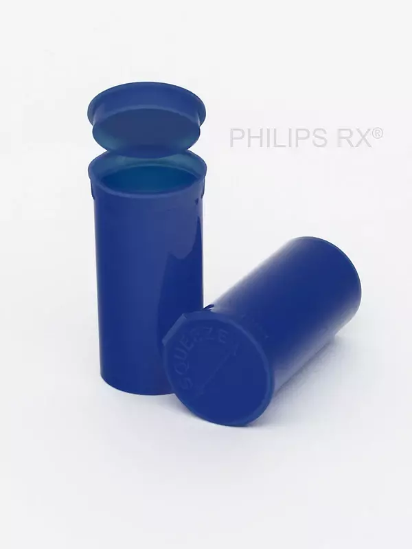 Philips Rx Pop Top Bottle - Blueberry - 13 dram - 315 Units